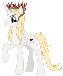 Size: 500x601 | Tagged: safe, artist:valichan, derpibooru import, pony, unicorn, crossover, solo, the hobbit, thranduil