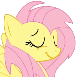 Size: 6250x6192 | Tagged: absurd resolution, artist:redridinghoof, artist:scriptkitty, bust, derpibooru import, fluttershy, safe, simple background, smug, solo, transparent background