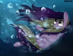 Size: 1700x1300 | Tagged: artist:mitralexa, derpibooru import, oc, safe, solo, underwater, unofficial characters only