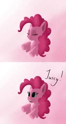 Size: 1447x2712 | Tagged: safe, artist:ritorical, derpibooru import, pinkie pie, simple background, solo