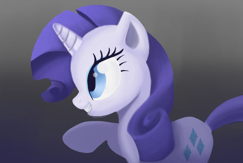 Size: 1195x800 | Tagged: safe, artist:redink853, derpibooru import, rarity, raised hoof, solo