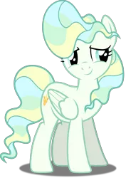 Size: 3530x5000 | Tagged: safe, artist:dashiesparkle, derpibooru import, vapor trail, pegasus, pony, top bolt, cute, female, mare, simple background, smiling, solo, transparent background, vaporbetes, vector