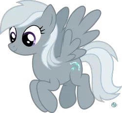 Size: 1800x1676 | Tagged: safe, artist:arifproject, derpibooru import, silverspeed, pony, background pony, flying, simple background, smiling, solo, transparent background, vector