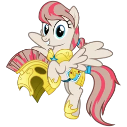 Size: 3000x3000 | Tagged: safe, artist:cheezedoodle96, derpibooru import, angel wings, pony, top bolt, .svg available, armor, female, flying, helmet, looking at you, mare, royal guard, royal guard armor, simple background, smiling, solo, svg, transparent background, vector