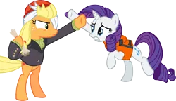 Size: 14761x8518 | Tagged: absurd resolution, applejack, artist:cyanlightning, bipedal, captain jackbeard, derpibooru import, pirate, ppov, rarity, safe, simple background, .svg available, transparent background, vector