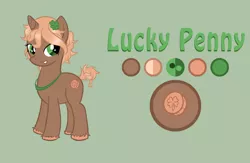 Size: 1280x833 | Tagged: safe, artist:ask-ember-quill, derpibooru import, oc, oc:lucky penny, unofficial characters only, pony, unicorn, solo