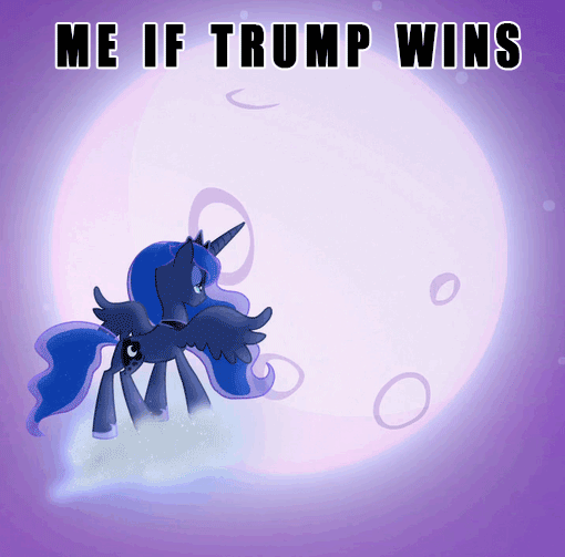 Size: 510x503 | Tagged: safe, derpibooru import, edit, edited screencap, screencap, princess luna, to where and back again, abandon thread, animated, cloud, donald trump, downvote bait, drama bait, drama queen, dream walker luna, female, gif, harsher in hindsight, hilarious in hindsight, image, leaving, moon, mouthpiece, op started shit, op went to the moon, politics, solo, to the moon, trump derangement syndrome, walking