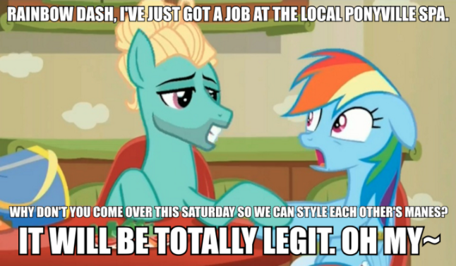 Size: 646x377 | Tagged: suggestive, derpibooru import, edit, edited screencap, screencap, rainbow dash, zephyr breeze, pony, flutter brutter, image macro, meme, this will end in cans.wav, true capitalist radio, tub guy