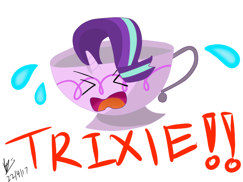 Size: 800x600 | Tagged: safe, artist:brianchoobrony-artie, derpibooru import, starlight glimmer, pony, cup, inanimate tf, objectification, simple background, solo, teacup, teacupified, that pony sure does love teacups, transformation, transparent background