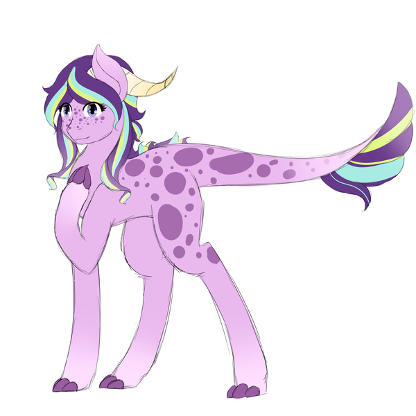 Size: 5000x5000 | Tagged: absurd resolution, artist:mah521, derpibooru import, dracony, female, hybrid, interspecies offspring, oc, oc:star nix, offspring, parent:spike, parents:sparlight, parent:starlight glimmer, safe, simple background, solo, unofficial characters only, white background