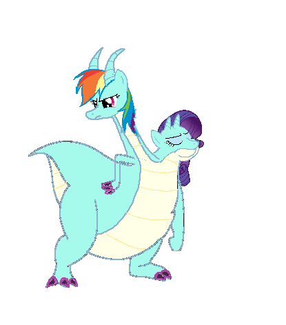 Size: 415x471 | Tagged: artist:theunknowenone1, conjoined, derpibooru import, devon and cornwall, dragon, fat, female, fusion, lesbian, multiple heads, quest for camelot, rainblob dash, rainbow dash, raridash, raritubby, rarity, safe, shipping, source needed, species swap, two-headed dragon, two heads