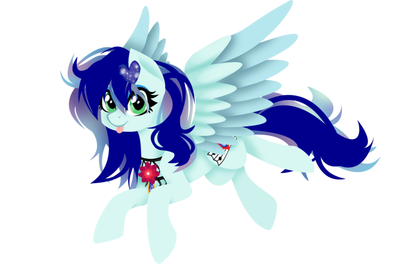 Size: 2100x1361 | Tagged: safe, artist:biskhuit, derpibooru import, oc, unofficial characters only, pegasus, pony, female, flying, mare, simple background, solo, tongue out, transparent background