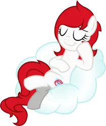 Size: 3518x4188 | Tagged: safe, artist:outlawedtofu, derpibooru import, oc, oc:air raid, unofficial characters only, pegasus, pony, fallout equestria, absurd resolution, cloud, reclining, simple background, sitting, transparent background, vector