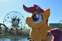 Size: 6000x4000 | Tagged: safe, artist:hystericalcub, derpibooru import, scootaloo, pony, absurd resolution, disney, irl, photo, plushie, solo