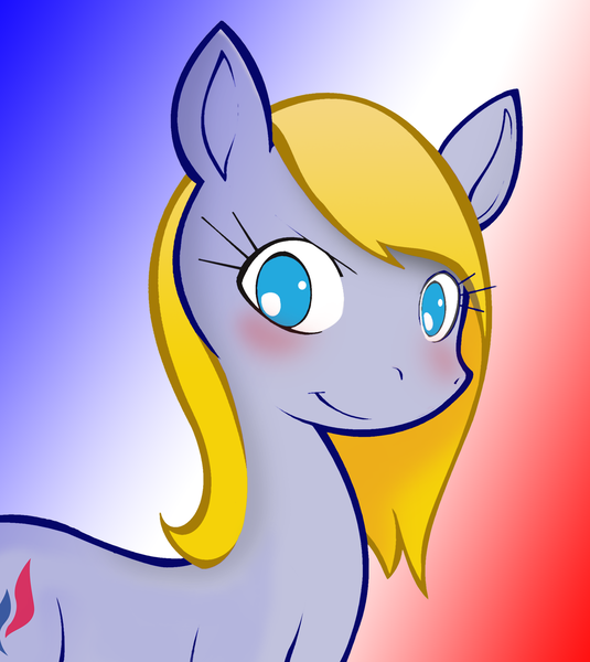 Size: 1200x1347 | Tagged: safe, artist:darkdoomer, derpibooru import, oc, ponified, pony, blushing, cute, france, marine le pen, politician, politics, solo