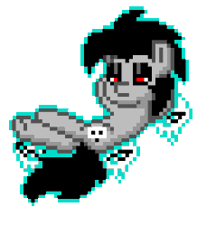 Size: 261x299 | Tagged: safe, artist:lullabytrace, derpibooru import, oc, oc:paulpeoples, unofficial characters only, ghost, pony, undead, pony town, animated, gif, necromancer, pixel animation, pixel art, simple background, solo, transparent background