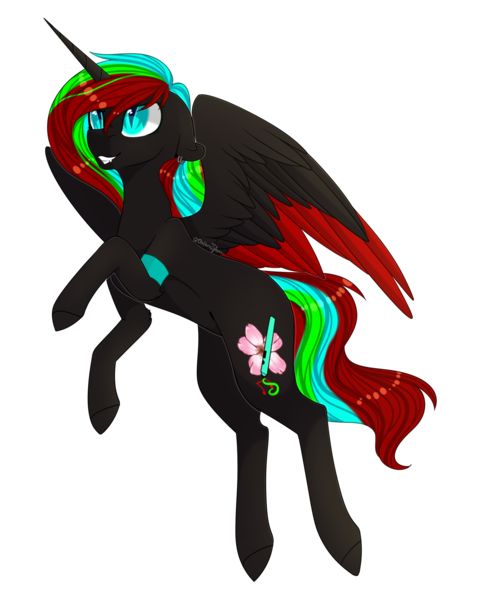 Size: 1539x1917 | Tagged: safe, artist:ohhoneybee, derpibooru import, oc, oc:nova, unofficial characters only, alicorn, pony, alicorn oc, female, mare, simple background, solo, transparent background