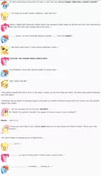 Size: 850x1477 | Tagged: applejack, artist:dziadek1990, conversation, derpibooru import, emotes, emote story, emote story:shark tale, fluttershy, pinkie pie, rainbow dash, reddit, safe, slice of life, text, tumor