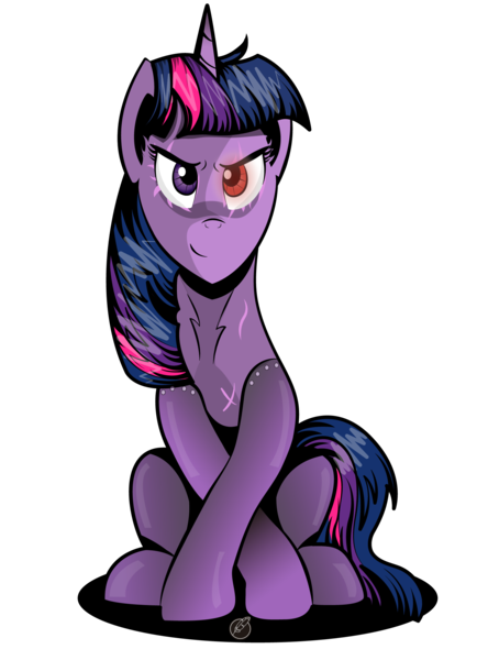 Size: 1655x2234 | Tagged: safe, alternate version, artist:moonlightfan, derpibooru import, twilight sparkle, pony, unicorn, alternate universe, commander twilight, heterochromia, simple background, soldier, soldier pony, solo, transparent background