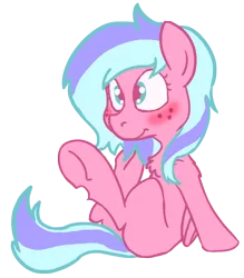 Size: 710x809 | Tagged: safe, artist:lockhe4rt, derpibooru import, oc, oc:summer silk, unofficial characters only, pegasus, pony, blushing, chest fluff, female, mare, simple background, solo, transparent background