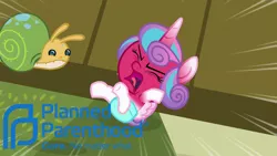 Size: 1280x720 | Tagged: semi-grimdark, derpibooru import, edit, edited screencap, screencap, princess flurry heart, whammy, alicorn, pony, a flurry of emotions, angry, angry baby, baby, baby alicorn, baby flurry heart, baby pony, crossing the line twice, dark comedy, diaper, eyes tightly closed, infant, light pink diaper, planned parenthood, ponyville hospital, screaming, solo, tantrum, temper tantrum, we are going to hell