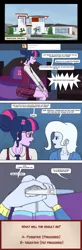 Size: 1348x4110 | Tagged: safe, artist:deltalima, derpibooru import, sci-twi, trixie, twilight sparkle, equestria girls, absurd resolution, clothes, comic, crystal prep academy uniform, pregnancy test, school uniform, trembling