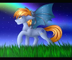 Size: 1800x1485 | Tagged: safe, artist:fkk, derpibooru import, oc, oc:night wing, unofficial characters only, bat pony, pony, bat pony oc, commission, male, night, solo, stallion, ych result