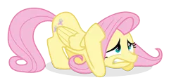 Size: 11000x5000 | Tagged: safe, artist:guillex3, derpibooru import, fluttershy, pegasus, pony, hurricane fluttershy, .svg available, absurd resolution, female, mare, scared, simple background, solo, transparent background, vector