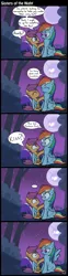 Size: 1324x5343 | Tagged: safe, artist:mrbastoff, derpibooru import, edit, princess luna, rainbow dash, scootaloo, alicorn, pegasus, pony, sleepless in ponyville, ..., absurd resolution, bedroom eyes, comic, eye contact, eyes closed, female, filly, frown, glowing eyes, grin, helmet, hug, lesbian, lidded eyes, looking at each other, luna the shipper, mare, moon, night, not sure if want, now kiss, open mouth, parody, scene parody, scootadash, scootalove, shipper on deck, shipping, shocked, silhouette, sitting, smiling, speech bubble, spread wings, stars, wide eyes, wingboner, winghug, wings