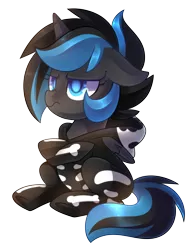 Size: 2100x2672 | Tagged: safe, artist:drawntildawn, derpibooru import, oc, oc:ebony, unofficial characters only, alicorn, pony, alicorn oc, clothes, costume, simple background, skeleton costume, solo, transparent background