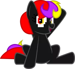 Size: 1482x1355 | Tagged: safe, artist:shitigal-artust, derpibooru import, ponified, earth pony, pony, ms-dos, simple background, solo, transparent background