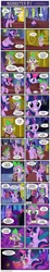 Size: 1037x5583 | Tagged: safe, artist:dsana, derpibooru import, gusty the great, spike, twilight sparkle, twilight sparkle (alicorn), alicorn, dragon, pony, a flurry of emotions, absurd resolution, book, comic, cupcake, cute, dragons riding ponies, eating, floppy ears, food, hnnng, implied grogar, keep calm, magic, mama twilight, marshmallow, mother and child, mother and son, narrowed eyes, riding, spikabetes, spikelove, twiabetes, twilight's castle
