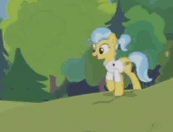 Size: 262x201 | Tagged: safe, derpibooru import, screencap, doctor fauna, pony, fluttershy leans in, animated, gif, solo, three legged, waving