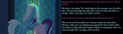 Size: 1600x447 | Tagged: semi-grimdark, suggestive, derpibooru import, edit, edited screencap, screencap, starlight glimmer, trixie, pony, anonbuse, bdsm, caption, facesitting, female, femdom, imminent rape, imminent sex, implied analingus, implied bestiality, implied oral, implied sex, manip, plot, text