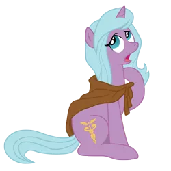 Size: 8000x8000 | Tagged: safe, artist:paganmuffin, derpibooru import, idw, radiant hope, pony, unicorn, absurd resolution, cloak, clothes, female, mare, open mouth, simple background, solo, transparent background, vector