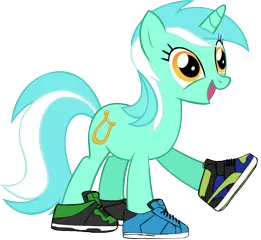 Size: 4920x4531 | Tagged: safe, artist:dashofrainbow235, derpibooru import, lyra heartstrings, pony, absurd resolution, clothes, fetish, shoes, simple background, sneakers, sneakers fetish, solo, transparent background