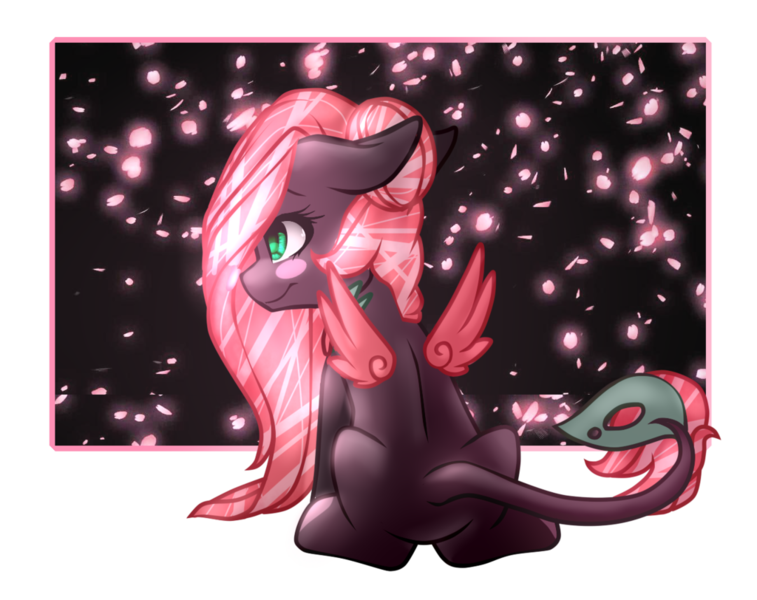 Size: 1024x812 | Tagged: safe, artist:xxmissteaxx, derpibooru import, oc, oc:taki, unofficial characters only, pegasus, pony, female, mare, sitting, solo