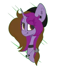 Size: 1747x2079 | Tagged: safe, artist:umiimou, derpibooru import, oc, oc:symphony diamond, unofficial characters only, pony, unicorn, bust, female, mare, portrait, simple background, solo, transparent background
