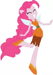 Size: 383x546 | Tagged: safe, artist:selenaede, artist:user15432, derpibooru import, pinkie pie, fairy, human, equestria girls, crossover, disney, disney fairies, fairies are magic, fairy wings, fawn (disney), humanized, image, png, ponied up, simple background, solo, white background, winged humanization, wings