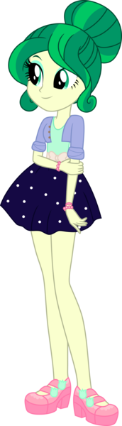 Size: 1600x5572 | Tagged: safe, artist:aqua-pony, derpibooru import, oc, oc:felicity mossrock, unofficial characters only, equestria girls, absurd resolution, clothes, commission, equestria girls-ified, female, simple background, smiling, solo, transparent background