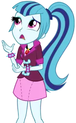 Size: 3600x5760 | Tagged: safe, artist:greenmachine987, derpibooru import, sonata dusk, equestria girls, rainbow rocks, absurd resolution, bracelet, clothes, jewelry, pendant, shorts, simple background, solo, spikes, transparent background, vector