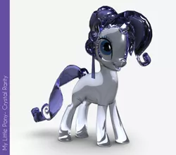 Size: 1230x1080 | Tagged: safe, artist:seamslegit, derpibooru import, rarity, crystal pony, pony, unicorn, 3d, crystal rarity, crystallized, female, mare, simple background, solo, white background