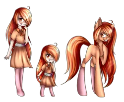 Size: 6300x5200 | Tagged: safe, artist:snowbunny0820, derpibooru import, oc, unofficial characters only, earth pony, human, pony, absurd resolution, chibi, clothes, dress, female, humanized, mare, simple background, solo, transparent background