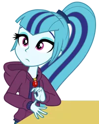 Size: 3470x4320 | Tagged: safe, artist:greenmachine987, derpibooru import, sonata dusk, equestria girls, rainbow rocks, absurd resolution, clothes, hoodie, simple background, solo, transparent background, vector