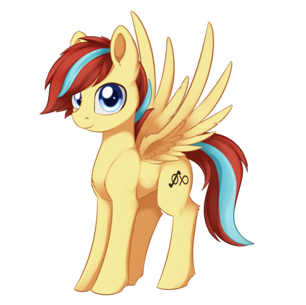 Size: 1024x1022 | Tagged: safe, artist:dusthiel, derpibooru import, oc, oc:cloud circuit, unofficial characters only, pegasus, pony, chest fluff, commission, ear fluff, leg fluff, looking at you, male, shoulder fluff, simple background, smiling, solo, spread wings, stallion, transparent background, wing fluff, wings