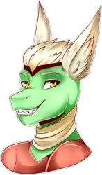 Size: 774x1318 | Tagged: safe, artist:asknoara, artist:godasenpai, derpibooru import, oc, oc:atlas comet, unofficial characters only, anthro, dragon, bust, male, portrait, simple background, solo, transparent background