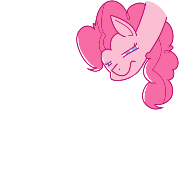 Size: 707x732 | Tagged: safe, artist:amazingmollusk, derpibooru import, pinkie pie, earth pony, pony, pie daily, simple background, solo, transparent background