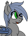 Size: 96x124 | Tagged: safe, artist:eclipsepenumbra, derpibooru import, oc, oc:eclipse penumbra, unofficial characters only, bat pony, pony, cute, one eye closed, pixel art, simple background, solo, transparent background, wink