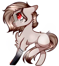 Size: 1000x1117 | Tagged: safe, artist:glitterskies2808, derpibooru import, oc, oc:misty boo, unofficial characters only, earth pony, pony, chest fluff, female, mare, simple background, solo, transparent background