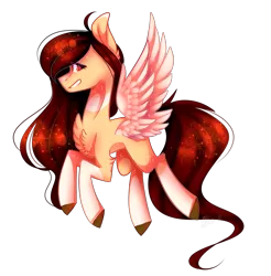 Size: 2683x2728 | Tagged: safe, artist:huirou, derpibooru import, oc, oc:yeri, unofficial characters only, pegasus, pony, chest fluff, colored wings, female, high res, mare, simple background, solo, transparent background